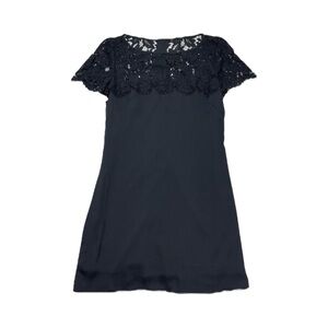 Milly Black Silk Shift Dress​​